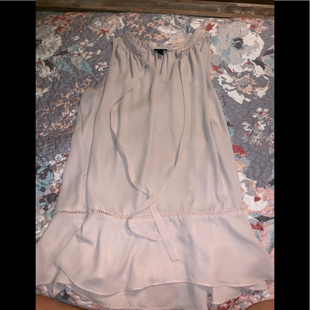 Large sleeveless blouse